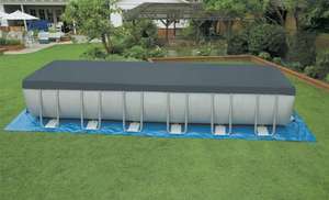 Bestway 56670 Power Steel 4,88 m X 2,44 m X 1,22 m Marco de acero rectangular para exteriores familiar de alta calidad <span class=keywords><strong>Piscina</strong></span> sobre el suelo - Product Image 5