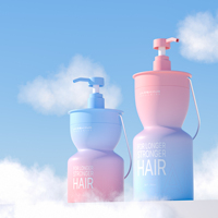 Bouteilles Vides de Luxe Uniques pour Shampooing et Après-shampooing en Gros, 500 ml 700 ml, Emballage Personnalisé en Plastique pour Gel Douche avec Pompe