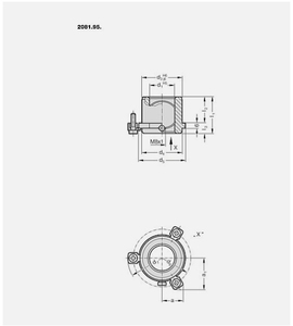 ตลับลูกปืนตัวนำชุบทองแดงเพื่อความแม่นยำในการขึ้นรูปและแม่พิมพ์ - Product Image 2