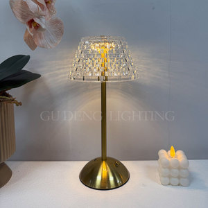 Cross-border retro European crystal night light, ins style, bedside bar creative romantic decorative night light, USB charging - Product Image 3