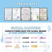 Pochettes de plastification biodégradables support en plastique d'impression numérique alimentaire Uo avec fermeture à glissière pochette zippée de haute qualité imprimée personnalisée