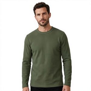 Sous-vêtement thermique à manches longues pour homme de haute qualité, avec logo personnalisé, fournisseur d'usine OEM, en mélange de coton respirant, vente en gros - Product Image 5