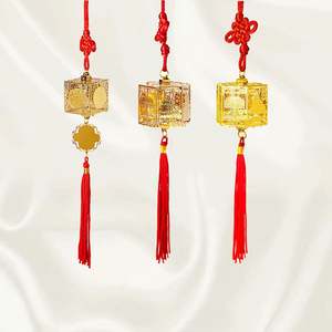 Colgante de metal chapado en oro personalizado con esmalte, colgantes de letras grabadas, dijes de joyería de moda - Product Image 4