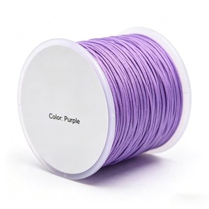 Cordon de 0,8 mm pour nœuds chinois, <span class=keywords><strong>macramé</strong></span>, fabrication de bijoux, bracelets, colliers, carillons éoliens, sacs et vêtements DIY - Product Image 3