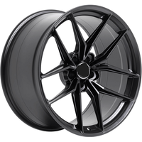 Rines Forjados Negros Brillantes de 5 Radios Personalizados de 19 20 21 22 23 24 Pulgadas, Estilo OEM 5X112 5X120 5X130 para C-Class G87 M2
