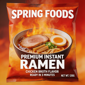 Nouilles instantanées ramen faibles en sodium, prêtes à consommer, vente en gros - Product Image 1