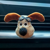 Décoration d'aromathérapie pour voiture en plastique en forme de chien pilote, mignonne, moderne, longue durée, accessoires intérieurs, garantie 3 ans
