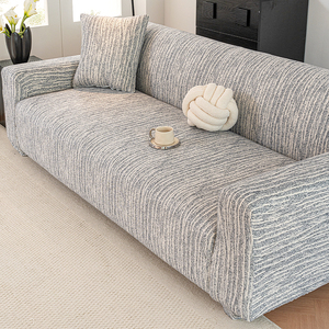 Striscia Jacquard personalizzato elastico elastico copridivano fabbrica all'ingrosso Pet-Friendly protettore per soggiorno cuscini <span class=keywords><strong>divani</strong></span> - Product Image 3