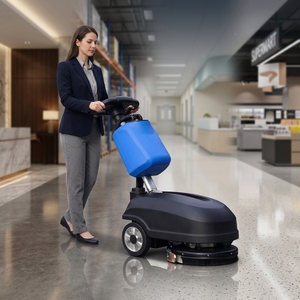Machine <span class=keywords><strong>de</strong></span> nettoyage <span class=keywords><strong>de</strong></span> sols compacte Laite K2 pour hôtels, nettoyeur <span class=keywords><strong>de</strong></span> sols manuel pour nettoyer les taches d'huile des restaurants - Product Image 6