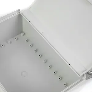BG Außenbereich wasserdicht Kunststoff Elektronik Gehäuse Anpassung IP67 ABS Kunststoff Kreuzung Box Gehäuse mit Edelstahlschnalle