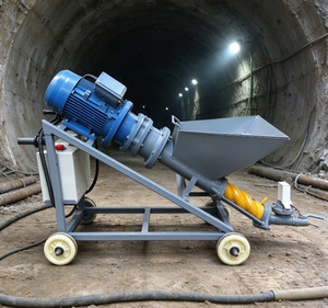 Pompe à mortier électrique KY-30-D D8-1.5 avec rotor et stator, granulométrie maximale 4mm, 4KW, 25L/MIN, 30BAR, pour ciment, plâtre et coulis mural - Product Image 3