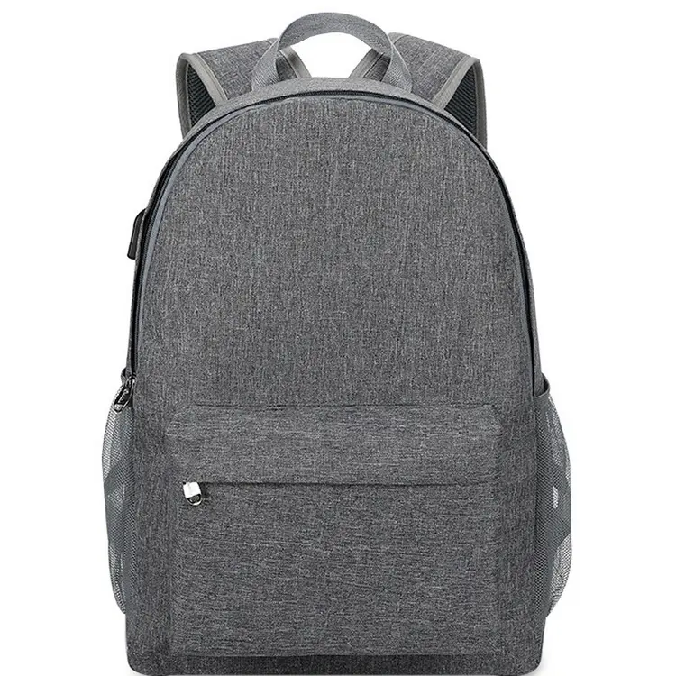 Cheap custom logo promotional boys girls school bag backpack fashion leisure casual daily plain backpack for men and women