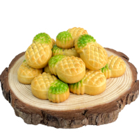 Toptan Halal Tatlı Ananaslı Kek 6 Adet 200g Paket Şekerli Gofret Kurabiye Biscotti Hazır Kullanım Tayland Minh Vietnam Fabrikası