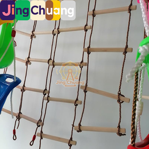 Equipo <span class=keywords><strong>de</strong></span> Escalada para Niños, para Interiores y Exteriores, con Cuerda, Escalera, Columpio y Anillas, para Jardín <span class=keywords><strong>de</strong></span> Infancia - Product Image 3
