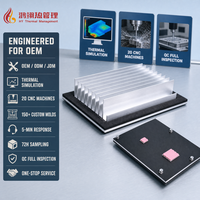 Dissipateur thermique en aluminium pour serveur IA, centre de données, télécommunications 5G, CPU, GPU, électronique de puissance et refroidissement d'équipements