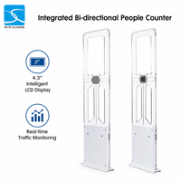 Puerta de Seguridad RFID HF/UHF de 13.56MHz para Bibliotecas, Sistema Antirrobo para Libros ISO15693, Puerta Inteligente de Entrada para Bibliotecas, OEM ODM