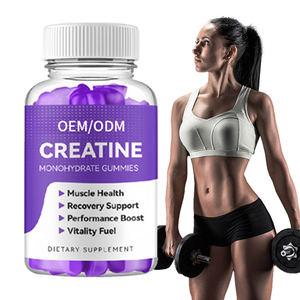 Bonbons gélifiés à la créatine <span class=keywords><strong>sans</strong></span> <span class=keywords><strong>sucre</strong></span>, probiotiques, végétaliens, endurance musculaire, équilibre électrolytique, complément alimentaire, formule personnalisée en gros OEM - Product Image 1