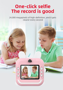 Çocuklar termal baskı kamera oyuncaklar kızlar için yürümeye başlayan çocuk dijital kameralar sevimli karikatür HD anında yazıcı Mini kamera - Product Image 5