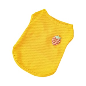 Chaleco para mascotas para gatos y perros, diseño de gofre, colores macaron, diseño bonito, ropa de verano, material de poliéster - Product Image 5
