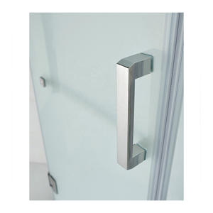 <span class=keywords><strong>Cabine</strong></span> de douche <span class=keywords><strong>en</strong></span> verre trempé sans cadre, étanche, <span class=keywords><strong>en</strong></span> acier inoxydable, avec accessoires, pour salle de bain, avec protection contre l'espionnage, coin, entrée facile - Product Image 4