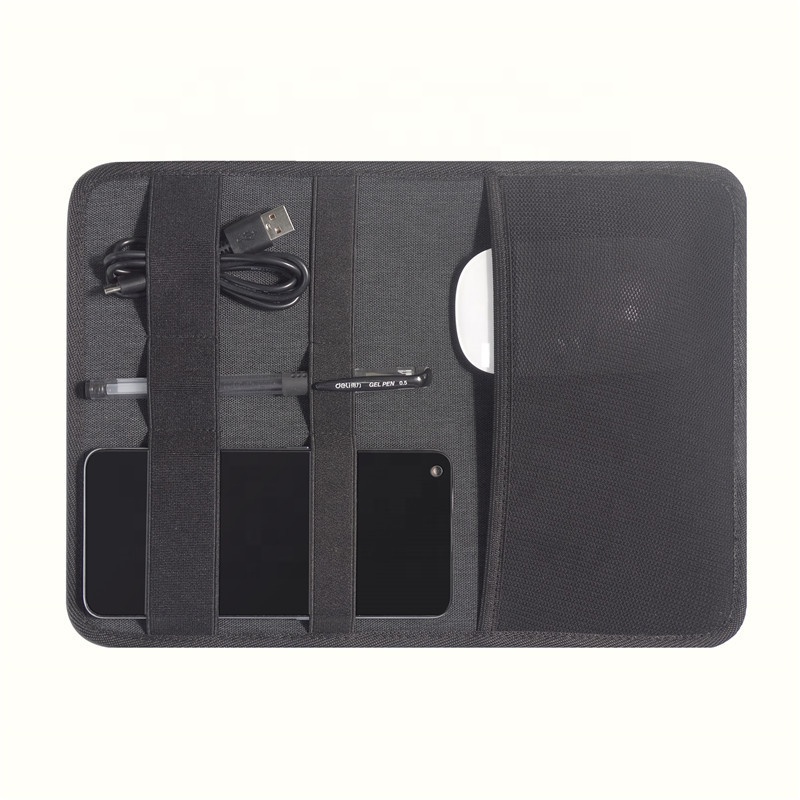 Портативный органайзер для ноутбука, Дорожный Чехол, портативный дорожный органайзер, сумка для хранения для ноутбука 13-15,4 дюймов, зарядное устройство USB и аксессуары