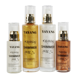 Huile pour le corps scintillante imperméable à l'eau Radiant Glow, paillettes dorées longue durée pour une perfection de fête - Product Image 3