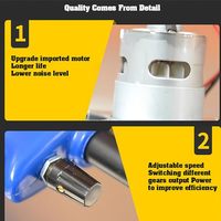 Vente directe usine : Kit de pistolet à tufter deux-en-un pour débutants, machine à tufter, à tisser et à broder pour la fabrication de tapis