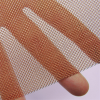 Grille anti-étincelles en fil de cuivre rouge pur à 99,9 % pour la prévention des flammes dans les conduites de ventilation de stockage de produits chimiques et le blindage EMI
