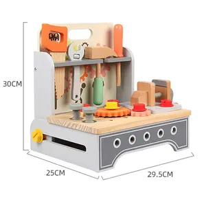 Novo Produto Crianças ferramentas de madeira brinquedos Kids Tool Set Tool Bench Play Set