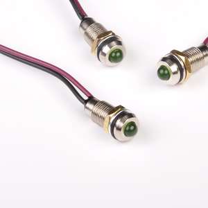 ไฟแสดงสถานะกันน้ำ8มม. 0-220V, หัวสูงขนาดเล็ก LED พร้อมสายพอตท์ติงกาว - Product Image 5
