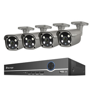 Techage Khuôn Mặt Phát Hiện <span class=keywords><strong>IP</strong></span> Hệ Thống <span class=keywords><strong>Camera</strong></span> Video Giám Sát IR <span class=keywords><strong>Camera</strong></span> HD 5MP 8CH Poe NVR Bộ Dụng Cụ Máy Ảnh - Product Image 1