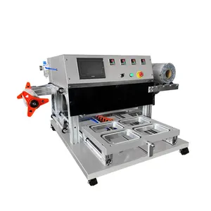 YOUXUAN Meal Automatic MAP Food Tray Sealing Sealer Modified Atmosphere Packaging Machine With Nitrogen Gas