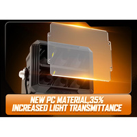 Auto-Zubehör 4-Zoll 30W LED-Arbeitsleuchte Seitenstrahler Weiß-Amber Stroboskop-Lampen für Autos ATV Nachrüstungen Aluminium