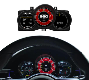 Grupo de instrumentos Digitales para coche de 12,3 pulgadas para Porsche Macan 2014-<span class=keywords><strong>2018</strong></span> velocímetro cabina Virtual LCD salpicadero Panel medidores Auto - Product Image 1