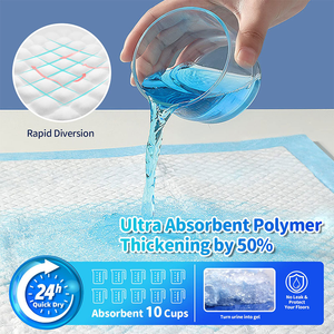 Nhà sản xuất bán buôn S-XL Dog nước tiểu Pad dùng một lần underpad 90x60 Pet 5-Layer Dog và Puppy <span class=keywords><strong>PEE</strong></span> Pads - Product Image 6