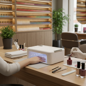 Nouvelle lampe de photothérapie portable <span class=keywords><strong>SUN</strong></span> 19Z haute puissance pour ongles, multifonction, séchage rapide des gels à ongles pour les deux mains - Product Image 1