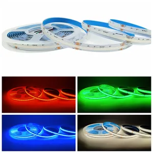 New Arrival 528leds Free Cutting Cob Led Strip Light 12w Ip65 Silicone Cob Strip With 8mm Double Layer Copper FPC