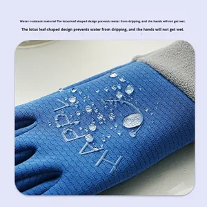 <strong>Children's</strong> Winter/autumn <strong>Gloves</strong> Outdoor Riding Cold-proof Fleece-lined Windproof Full-fingered Cute Warm for Biking - Product Image 3