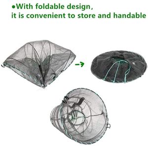 ตาข่ายดักปลาแบบพับเก็บได้ตาข่ายดักปลาสวยงามแบบพกพาสำหรับตกปลา - Product Image 3