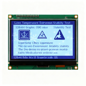 โมดูลจอแสดงผลกราฟิก TFT COG ขนาด 128x64 แบบกำหนดเอง พร้อมการออกแบบตัวเรือนที่เข้ากันได้กับชีววัสดุ สำหรับจอภาพทางการแพทย์ ใช้พลังงานต่ำ - Product Image 5