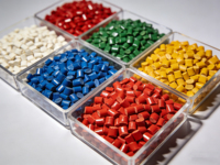 Granulés de perles en plastique PLA sans peinture - Multicolores (Or/Vert/Rose/Bleu/Orange/Argent) Masterbatch haute performance résistant aux UV et aux intempéries