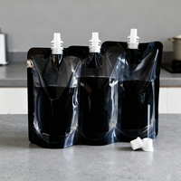 Fournisseurs réputés de sachets en plastique de 50 ml, 100 ml et 500 ml pour jus, boissons gazeuses et jus de fruits, sachet debout avec bec verseur