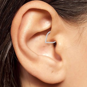 Water <b>Drop</b> Hinged Rings 316L Stainless Steel | Hypoallergenic Nose Septum Ear Piercing Jewelry 8mm 10mm - Product Image 4