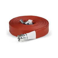 Tuyau incendie 8-65-25m haute pression renforcé polyester caoutchouc PU raccord borne d'incendie