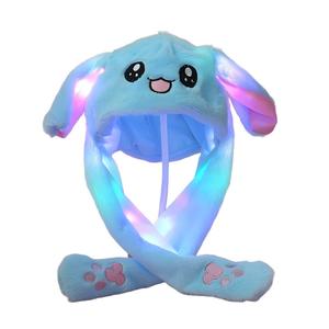 Échantillon Gratuit – Chapeau à Visière en Peluche Personnalisable pour Enfants / Chapeau Ours Lumineux en Peluche / Chapeau Lapin Lumineux en Peluche pour Fête - Product Image 4