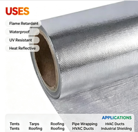 Film d'aluminium industriel gaufré en rouleau, matériau isolant de qualité technique, isolation thermique, épaisseur 0,006-0,2 mm