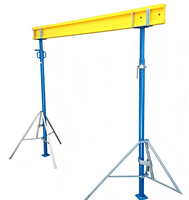 Structure d'échafaudage en acier pliable haute résistance avec conception anti-corrosion et capacité de charge de 100 kg