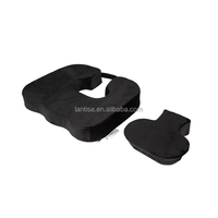 Coussin de siège en mousse à mémoire de forme tissée, adapté à la sciatique, design orthopédique ergonomique, mousse haute résilience, confort pour une assise prolongée