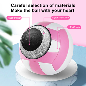 <span class=keywords><strong>วอลเลย์บอล</strong></span>ซอฟท์ PVC สำหรับกลางแจ้งทนทานใช้ในร่มเล่นเกมขนาด5ลูกวอลเลย์บอลออกแบบโลโก้ได้ตามต้องการ - Product Image 3