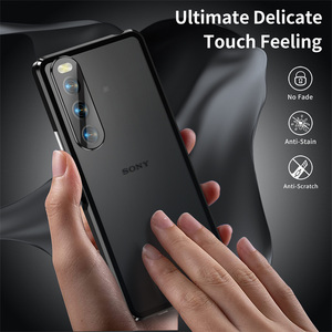 Funda Protectora Magnética de Metal y Vidrio + PC Mate para Lente de Cámara Sony <span class=keywords><strong>Xperia</strong></span> <span class=keywords><strong>1</strong></span> 10 VII <span class=keywords><strong>1</strong></span> VI 10 VI V 10 5 V IV 10 5 <span class=keywords><strong>III</strong></span> - Product Image 4